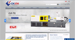 Desktop Screenshot of eksimplastik.com